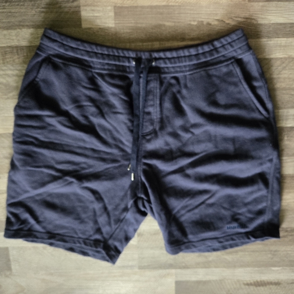 Bench XL Mens Navy Athletic Jersey Knit Lounge Shorts Casual Sporty Comfort Gym
